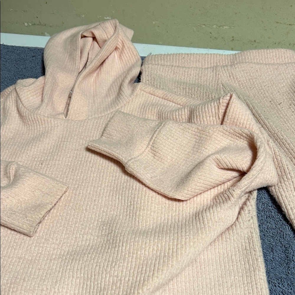 Girls Pink Hooded Sweater